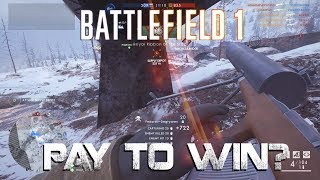 Battlefield 1  FedorovDegtyarev  Pay to win [upl. by Ahsinyt751]