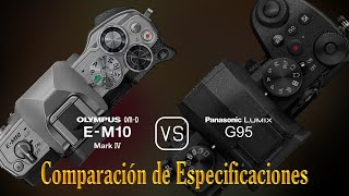 Olympus OMD EM10 Mark IV vs Panasonic Lumix G95 Una Comparación de Especificaciones [upl. by Tlaw]