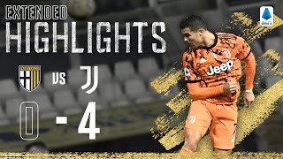 Parma 04 Juventus  Ronaldo Scores another Towering Header  EXTENDED Highlights [upl. by Sommer531]