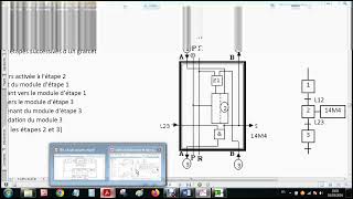 Grafcet en cycle automatique mémoire détape et séquenceur pneumatique [upl. by Asilad]