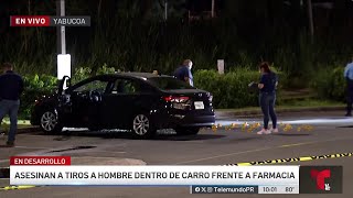 Asesinan a tiros a un hombre frente a farmacia en Yabucoa [upl. by Arhaz802]