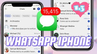 WhatsApp Estilo IPhone 13 Actualizado ✅️✅️  JUNIO 2024 [upl. by Revned]