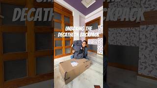 unboxing FORCLAZ Travel Trekking 56L Backpack travelwithme rucksack decathlon [upl. by Ramyaj]