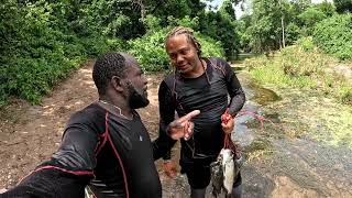 Plantain callaloo roast fish shortman and yellow with another epic adventure [upl. by Secunda]