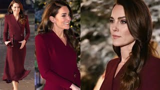 Princess Kate Middletons 2022 Carol Service at Westminster Abbey [upl. by Yelsiap]