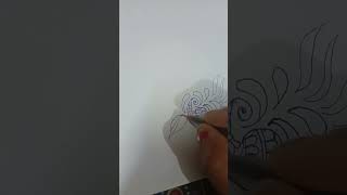 Ornamental art 🎨🎨 drawing art shortsvideo youtube drawing [upl. by Ahsenre]