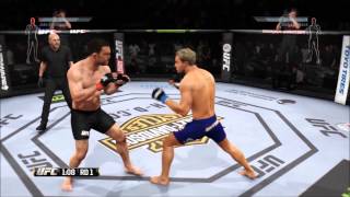 EA SPORTS UFC PS4 Unranked Online Match Jake Ellenberger VS Josh Koscheck [upl. by Danete]