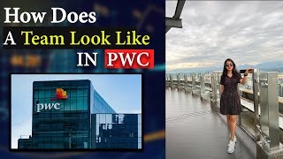 How Does a team look like in PwC  CA NANDINI AGRAWAL [upl. by Ahset]