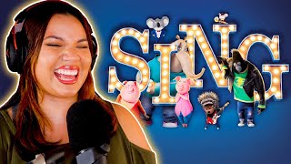 ACTRESS REACTS to SING 2016 SO MANY GREAT COVERS MOVIE REACTION [upl. by Eneloj827]