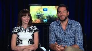 Video Interview Zachary Levi and Alexis Bledel of Remember Sunday [upl. by Avie]