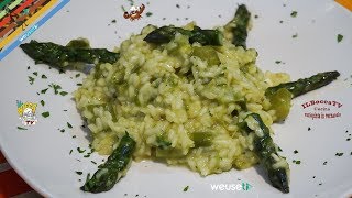 394  Risotto asparagi e zafferanoper chi vuole anche vegano primo facile a base di verdure [upl. by Nilloc]