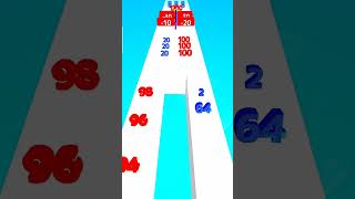 Number run gameplay🔢 shorts shortsvideo youtubeshorts [upl. by Perrin]