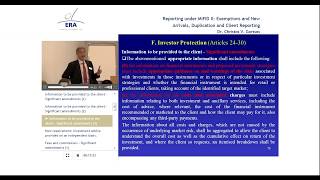 Reporting under MiFID II Exemptions and New Arrivals Duplication and Client Reporting [upl. by Eluj]