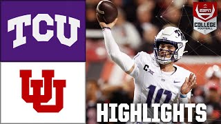 TCU Horned Frogs vs Utah Utes  Full Game Highlights  ESPN College Football [upl. by Imugem195]