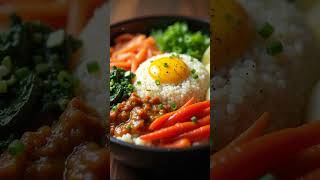 bibimbap koreancuisine foodie healthyeating ricebowl healthyfood viralshort koreanfood [upl. by Anidem]