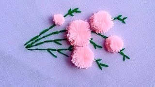 New design flower Tutorial ☺️🌺🌷youtubevideo trendingvideo viralvideo embroiderypatterns art [upl. by Moreta]