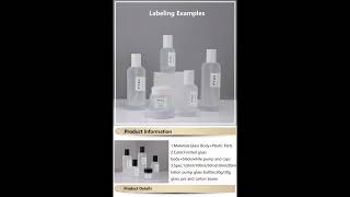 BO805Ready stock lotion pump frosted glass bottlesglass jars and carton boxespacking materials [upl. by Menken254]