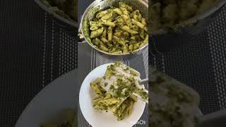 Pesto pasta recipe full video available in channeldo checkout😃 [upl. by Petta986]