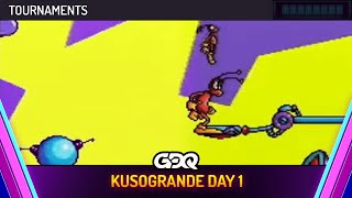 Kusogrande Day 1  Awesome Games Done Quick 2024 Tournaments [upl. by Aiceila]