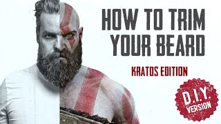 HOW TO TRIM YOUR BEARD AT HOME  KRATOS DIY EDITION [upl. by Lester567]