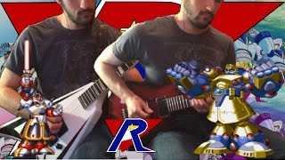 Colonel amp General  Repliforce Theme Mega Man X4 Guitar Cover by Lenny Lederman [upl. by Toiboid]