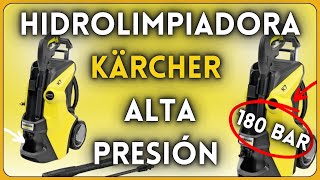 Kärcher Hidrolimpiadora K 7 Power presión 180 bar caudal 600 lh 60 m²h 3000 W pistola [upl. by Abeu]