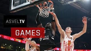 Round 8 EuroLeague  Étoile Rouge de Belgrade vs LDLC ASVEL  Highlights [upl. by Ocirrej]