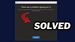 FIXED OneDrive error 0x8004de81 Error in windows 1011 [upl. by Malachy132]