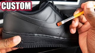 Custom AIR FORCE 1s SIMPLE [upl. by Akcire]