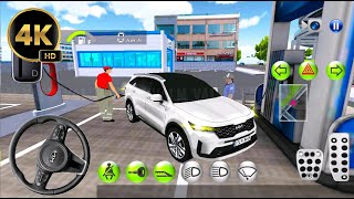 New Police Car Ioniq 5 Narrow Mountain Road Driving  3D Driving Class 2024  best android gameplay [upl. by Crowley723]