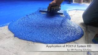 IIPI Flooring Solutions  POLYU SYSTEM Polyurethane  PU Flooring [upl. by Atires904]