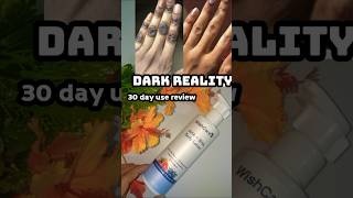 30day use review  wishcare AHA  BHA body lotion shortsfeed lotion shorts exfoliate skincare [upl. by Goody]