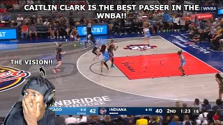 CAITLIN CLARK IS THE BEST PASSER IN THE WNBA REACTION [upl. by Leonardi]