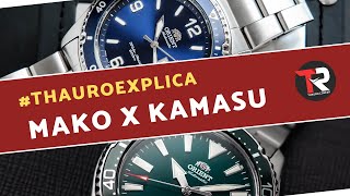 Thauro Explica Qual a principal diferença entre os Relógios Orient MAKO e Orient KAMASU [upl. by Suirtemed]