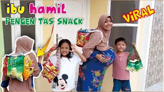 IBU HAMIL MELAHIRKAN PENGEN TAS SNACK VIRAL Tik tok  Drama Parodi Lucu Ibu hamil mau Melahirkan [upl. by Lainad]