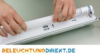 Wie ersetze ich meine T8 Leuchtstoffröhre durch LED mit einem elektronischen Vorschaltgerät [upl. by Nivrek522]