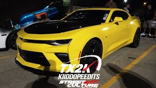 TX2K17  Nitrous Camaro SS Coverage  vs CTSV C5 Vette ProCharge SRT8 amp More  Part 3 [upl. by Neuburger2]