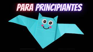 Cómo Hacer un Murciélago de Papel Tutorial de Origami Fácil origami murciélago manualidades [upl. by Wheelwright]