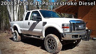 LIFTED DELETED TUNED 2008 Ford F250 64 Powerstroke Diesel [upl. by Silber]