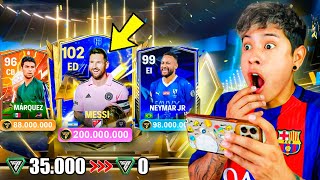 NADIE ESPERABA QUE ME SALIERA ESTE JUGADOR en FIFA MOBILE 😱 Messi Neymar Jr amp Márquez [upl. by Ariahay422]