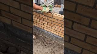 Bricklaying is an art bricklaying construction shorts [upl. by Yeslaehc]