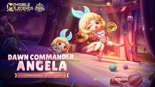 Commander Spotlight  Angela  Magic Chess  Mobile Legends Bang Bang [upl. by Hairu]