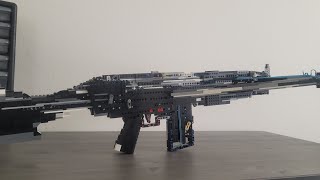 LEGO SelectFire M249 Brickshooter FullAuto  SemiAuto [upl. by Misha]