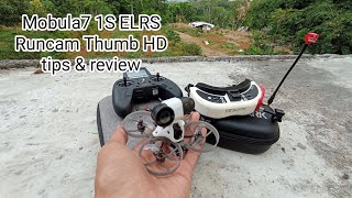 Mobula7 1S Expresslrs modif Runcam Thumb HD 1080p review tips [upl. by Alexandr65]