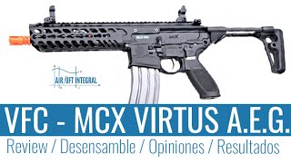 VFC MCX Virtus AEG por ProForce desensamble reseña opiniones y resultados [upl. by Patti530]