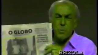 Brizola falando da Globo nas eleições de 1989 [upl. by Prowel]