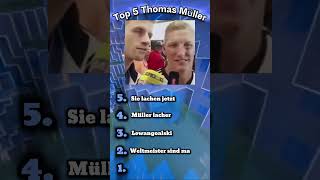 Natürlich haben Sie gelacht 😂 fußball fussball thomasmüller top5 [upl. by Annayrb]