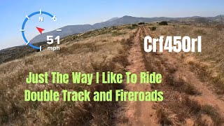 Crf450rl  This Is The Way I Like To Ride My dualsportmotorcycle doubletrack crf450rl [upl. by Arndt]