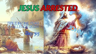 Bible in One Year Challenge Day 315 11102024  John Jesus Arrested [upl. by Alecia]