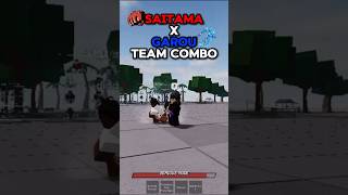 Saitama X garou team combo roblox thestongestbattlegrounds strongestbattlegrounds [upl. by Drarreg]